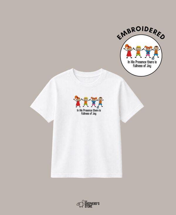 fullness of joy — embroidered oversized kids t shirt