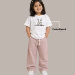god’s angel protect me — embroidered oversized kids t shirt