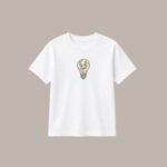 be the light — embroidered oversized kids t shirt