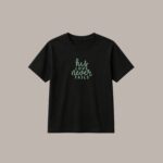 his love never fails — embroidered oversized kids t shirt