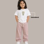 be the light — embroidered oversized kids t shirt