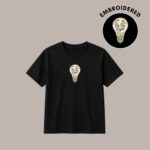 be the light — embroidered oversized kids t shirt