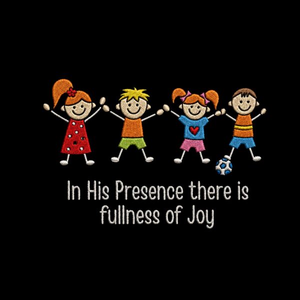 fullness of joy — embroidered oversized kids t shirt