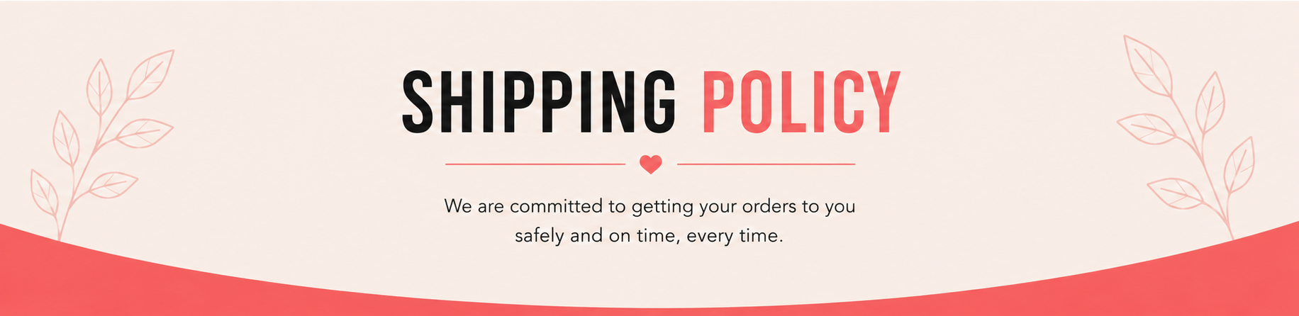 shipping policy