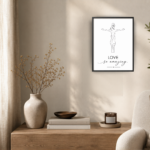 john 3:16 embroidered frame